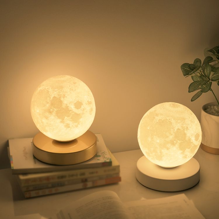 1-Licht-Globus-Tischlampe Modernes Glas Tischlicht