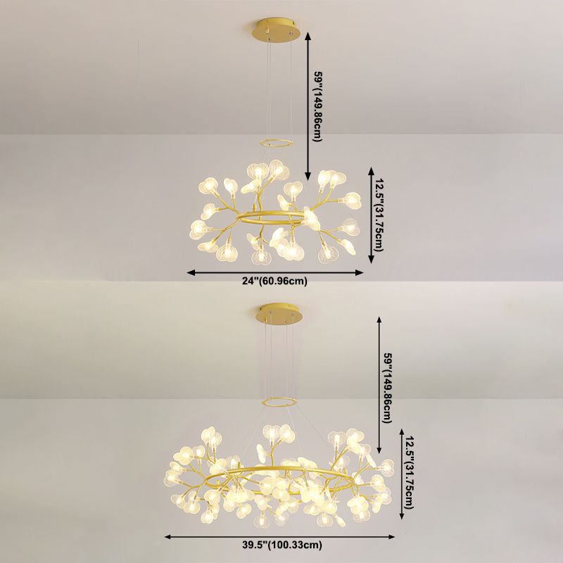 Landeliers modernos para comedor accesorios de luz orbicular colgante de lámpara de metal