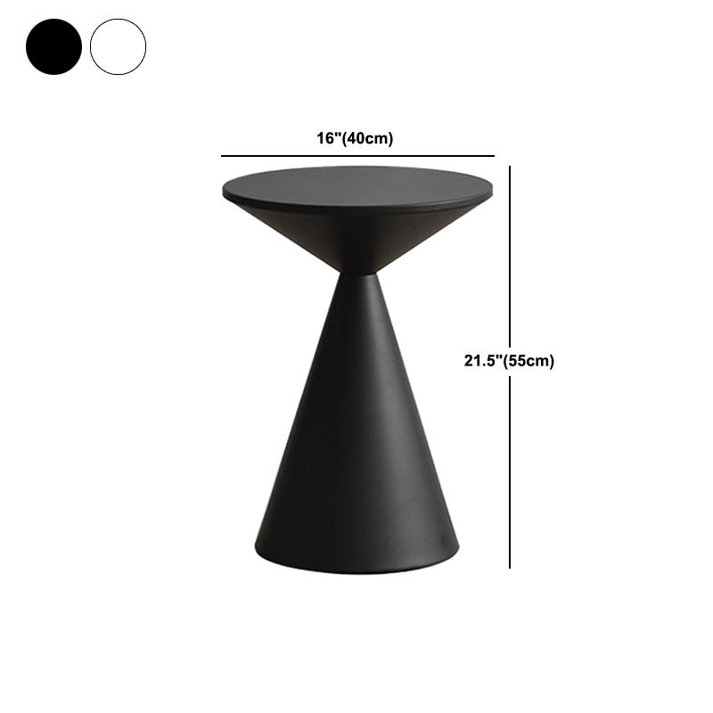 Mid-Century Modern Iron Coffee Table Pedestal Cocktail Table for Home