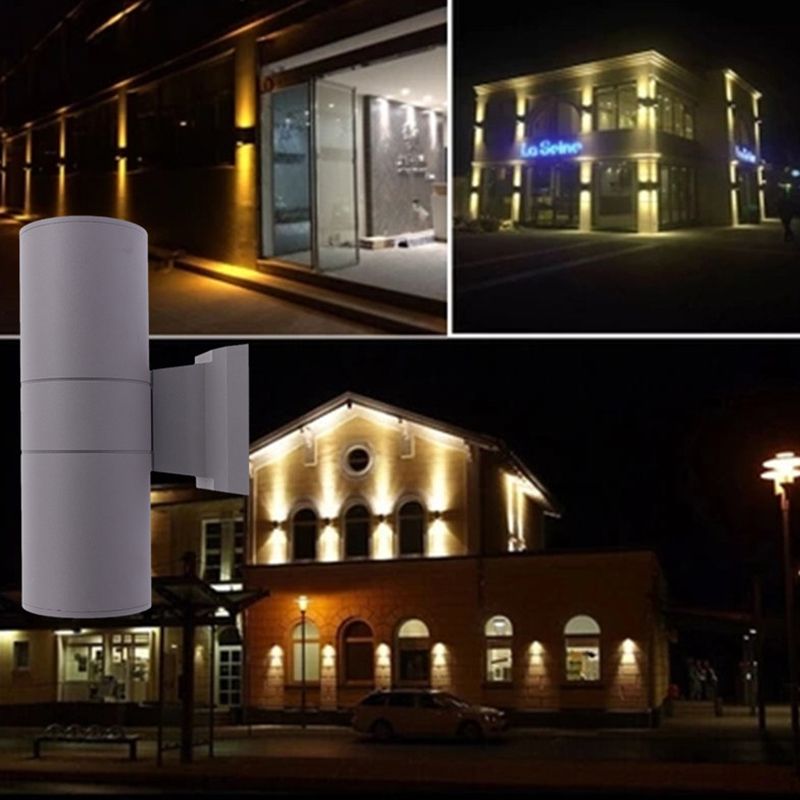 2 Lights Tube Wall Lights Modern Style Metal Wall Mounted Lamps