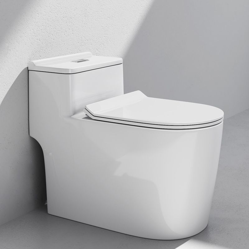 Traditional Ceramic Flush Toilet Slow Close Seat Included Urine Toilet for Bathroom