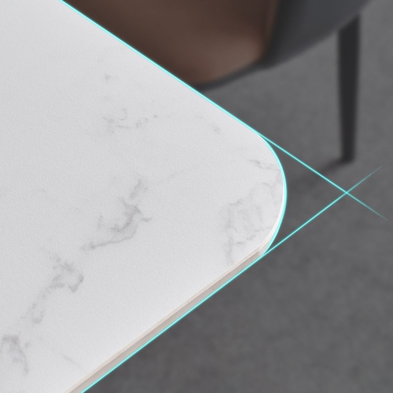 Glam Sintered Stone Dining Set Rectangle 1/4/5/7 Pieces Dining Set