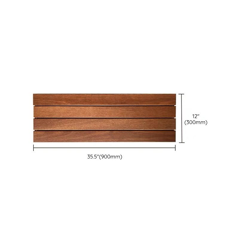 Outdoors Mildew Resistant Laminate Floor Dark Wood Laminate Plank Flooring