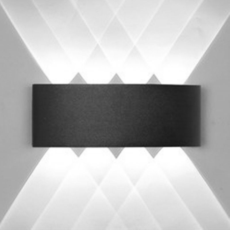 Multi Lights Rectangular Wall Washer Sconce Modern Style Metal Wall Lighting