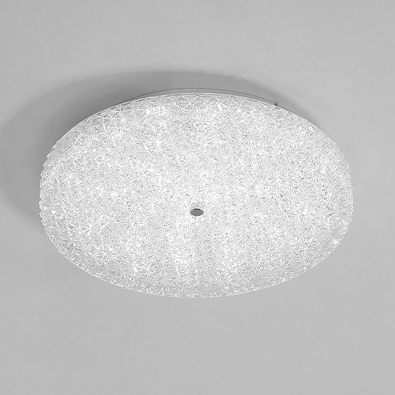 Modern Ceiling Mount Light LED Close to Ceiling Lamp with Glass Shade for Living Room