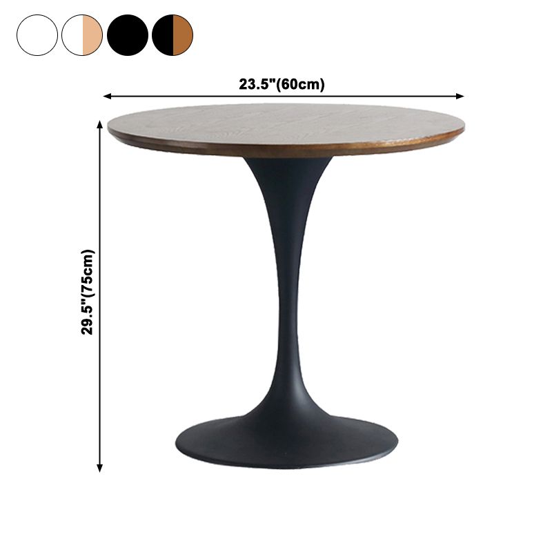 Mesa de comedor de madera sólida redonda Simplicidad de tulipán de tulipán para comedor para comedor