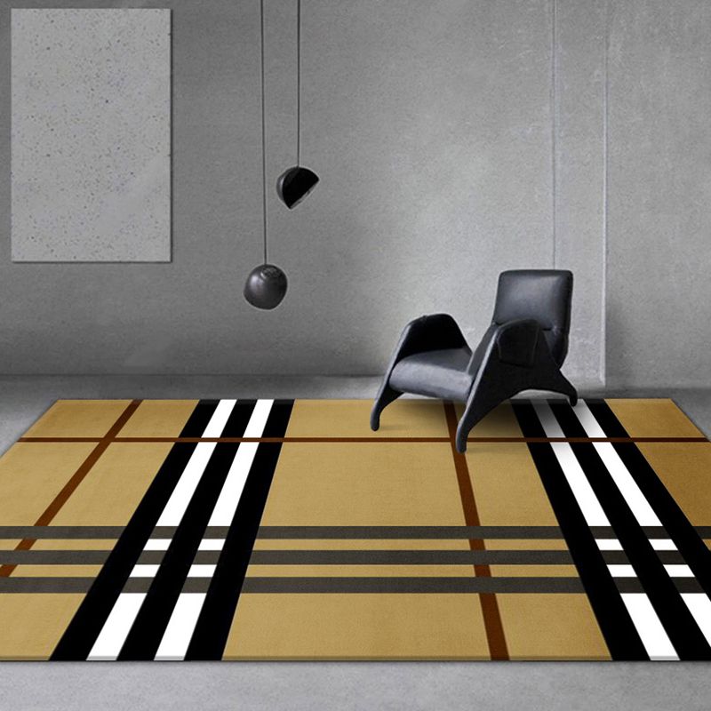 Antique Florentine Tile Carpet Polyester Area Rug Stain Resistant Indoor Carpet for Living Room