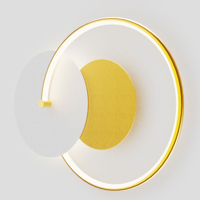Modern LED Wall Mount Light Simple Wall Sconce Light with Acrylic Shade for Aisle