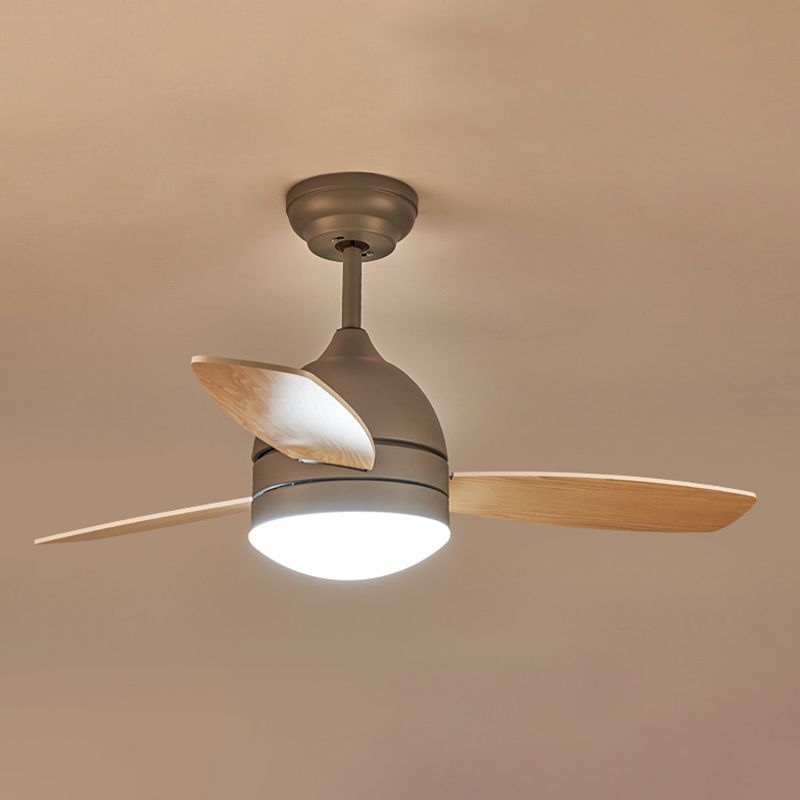 Modern Style Ceiling Fan Lamp Metal 1 Light Ceiling Fan Light for Children's Room