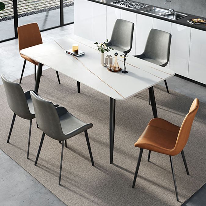 Sintered Stone Home Kitchen Table Industrial Dining Room Table