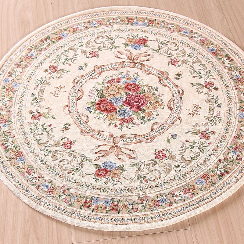 Olden Multi Color Victoria Rug Polypropylene Floral Rug Anti-Slip Backing Stain Resistant Pet Friendly Carpet for Bedroom