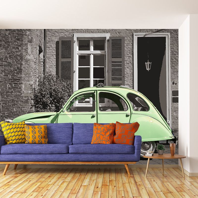 Car Wall Decor Stain Resistant Wall Covering for Home Decoration, Made to Measure