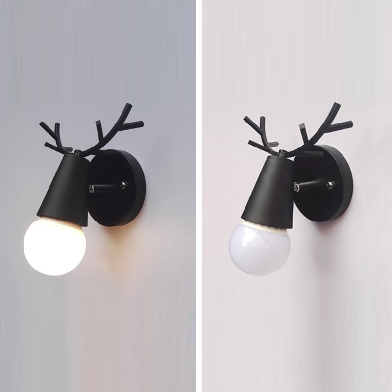 Single Golden Modernism Wooden Metal Wall Mounted Sconce for Bedroom