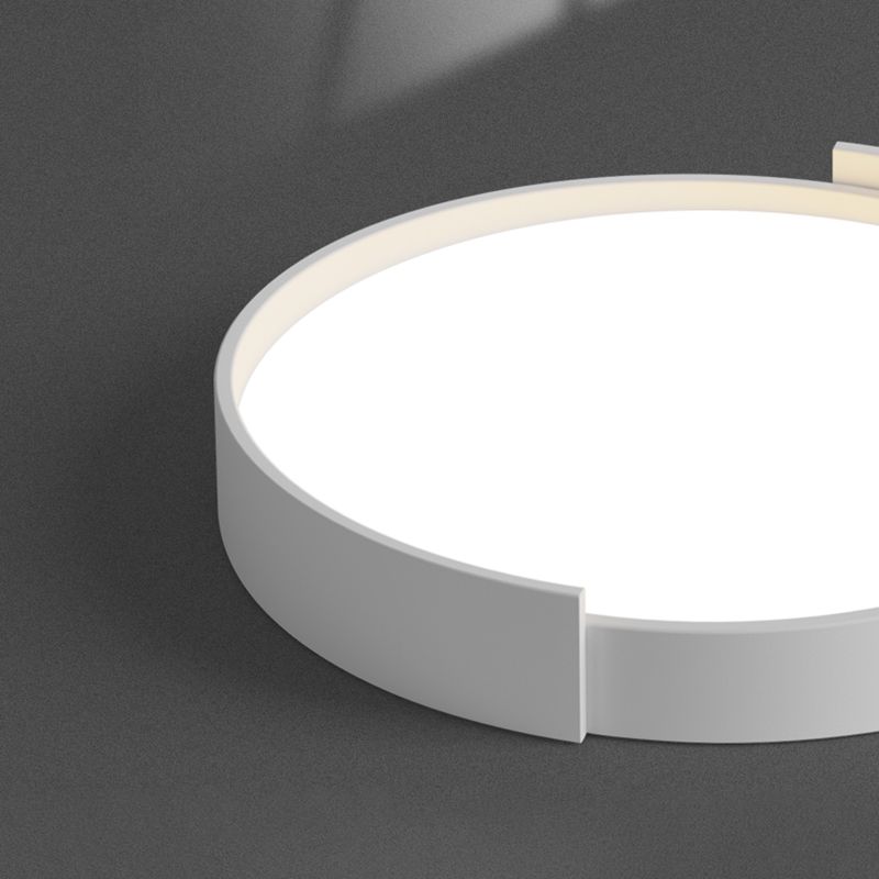Plafonnier LED en fer laqué, montage circulaire en acrylique, Style créatif moderne, pour chambre à coucher