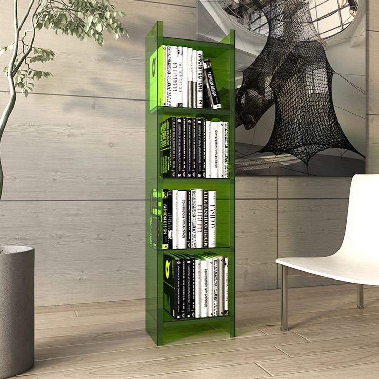 Libreria standard verticale glam acrilico chiuso libreria per soggiorno