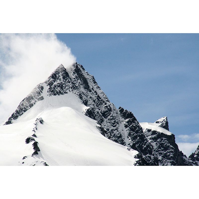 Mountain Scenery Mural Personalized Minimalist Wall Covering for Living Room