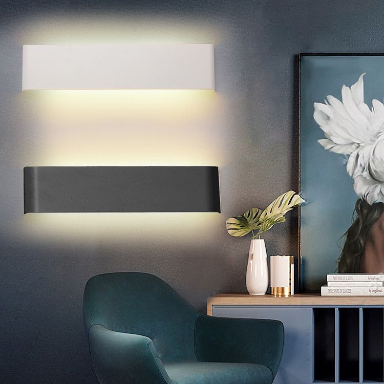 Moderne Einfachheit Rechteck Wandleuchte Acryl Wandleuchte Beleuchtung für Schlafzimmer