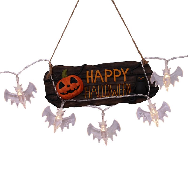 Modernist 20/40 Lights Lamp String Clear Bat LED Party Light with Plastic Shade in Warm/Multi Color Light, 8.2/16.4 Ft Long