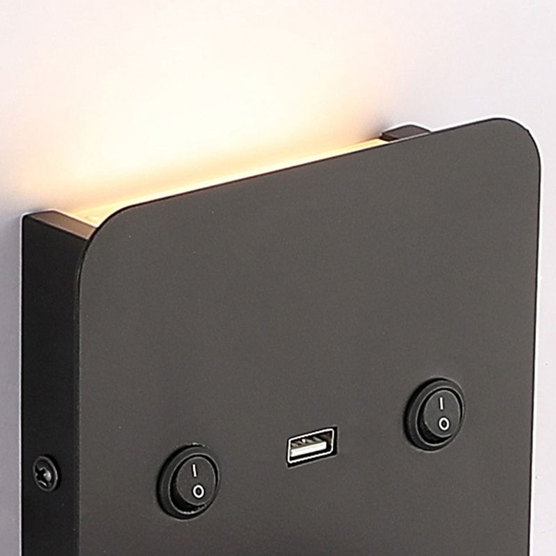 Adjustable Spotlight Design Bedside LED Reading Lamp Modern Simplicity Style Wall Mount Lamp for Bedroom