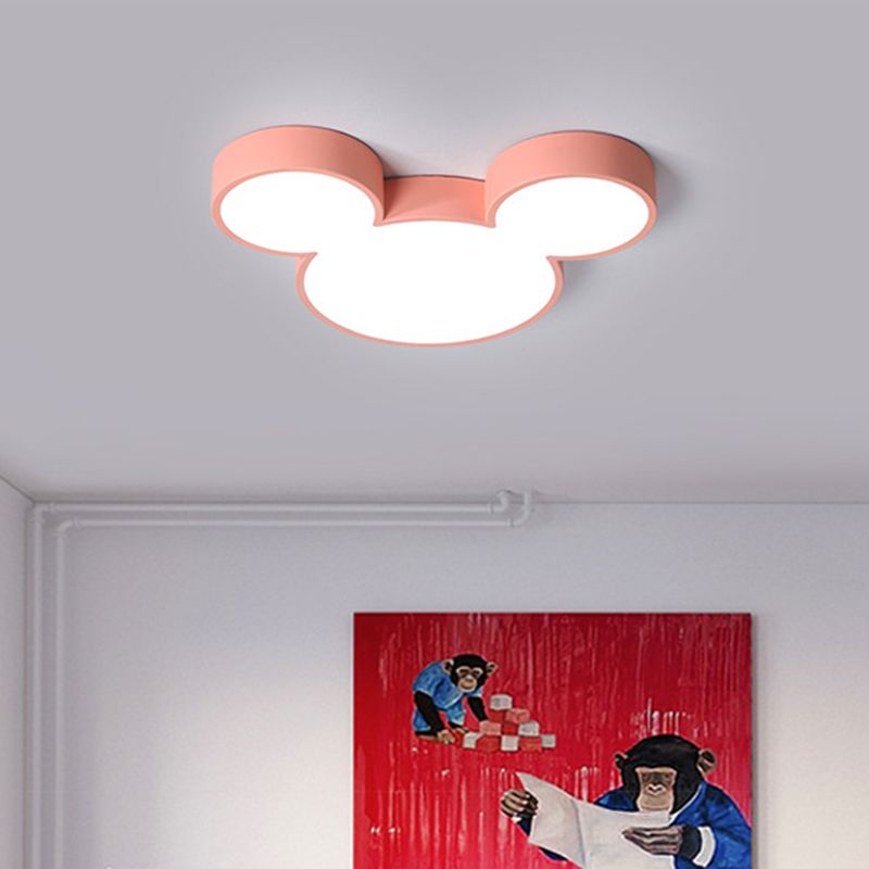 Cartoon Close To Ceiling Lighting Fixture Modern Acrylic LED Flush Mounted Ceiling Light