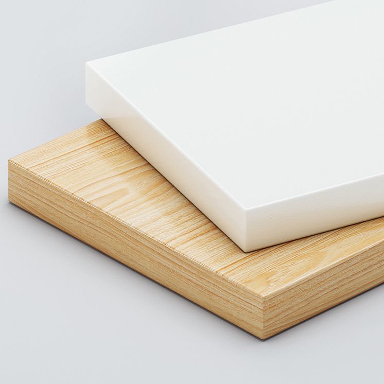 Modern Style Bookshelf Wooden Open Back Etagere Bookcase for Home