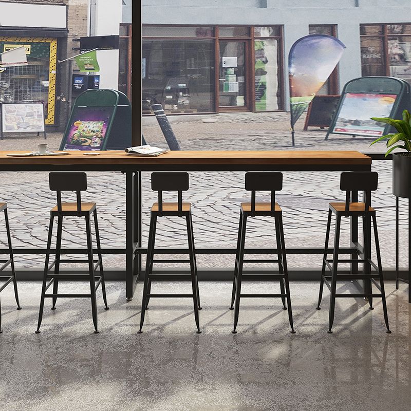 3/4/5/6 Pieces Counter Height Pub Set Industrial Rectangular for Living Room