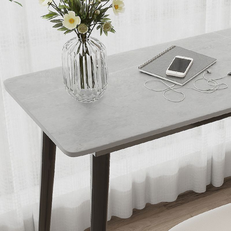 Modern Rectangle Stone Counter Table 1/2/3 Pieces Bar Table Set for Cafe