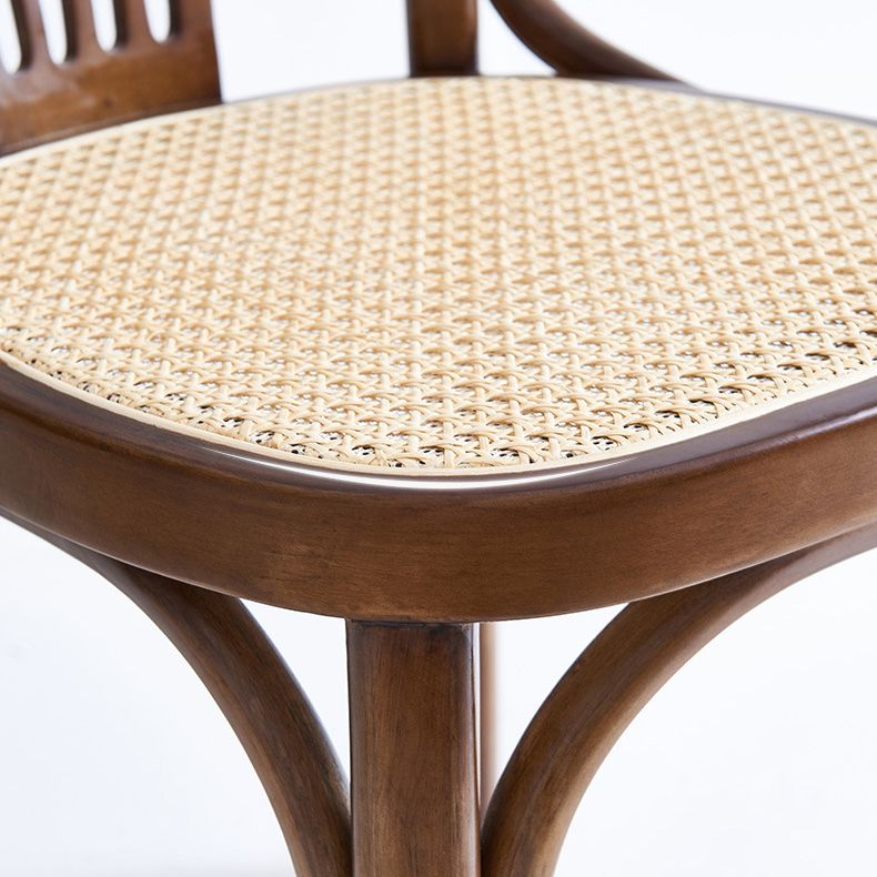 Armless Dining Side Chair Solid Wood Scandinavian Kitchen Dining Room Chair