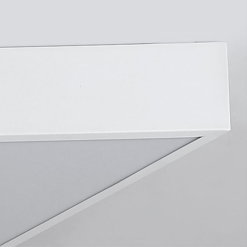 Triangle Chambre Plafonnier Encastré En Métal LED Simple Plafonnier Luminaire