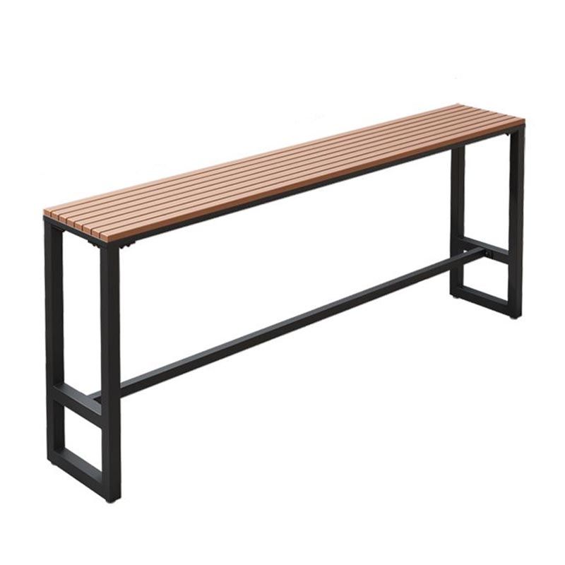 Rectangular Wooden Bar Table Set Industrial 1/5 Pieces Counter Table with High Stools