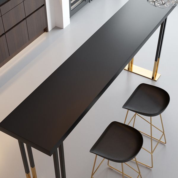 1/3 Pieces Counter Height Table Set Industrial Rectangular Pub Dining Set