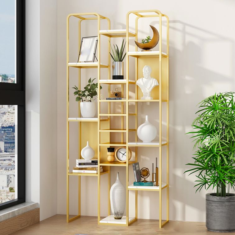 70.87"H Bookcase Contemporary Style Open Back Bookshelf for Home Office