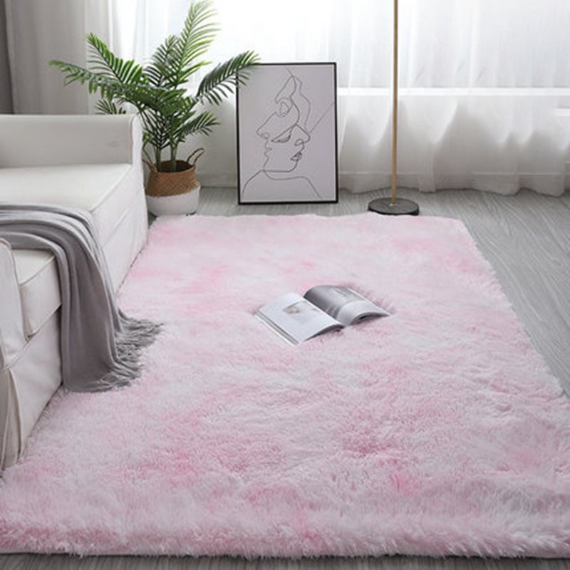 Coffee Gradual Change Rug Polyester Modern Rug Stain Resistant Rug for Drawing Room