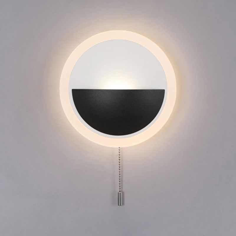 Geometry Shape Metal Wall Lights Modern Style 2 Light Wall Mount Lamps