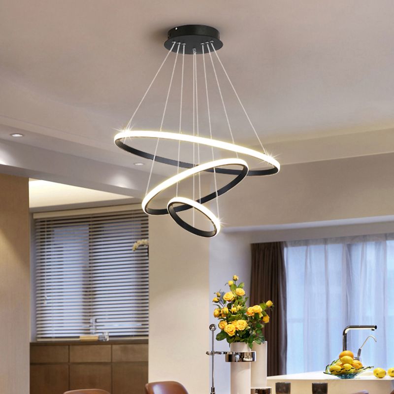 Contemporary Multi-Layer Chandelier Lights Metal Chandelier Pendant Light