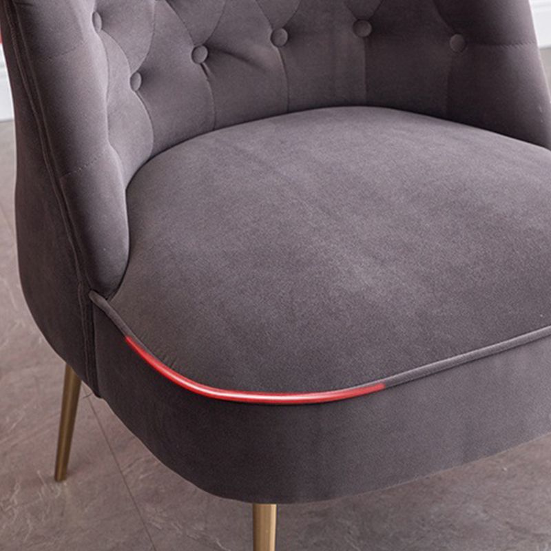 22.83" L x 23.62" W x 27.55" H Modern Armless Sofa Accent Chair for Living Room