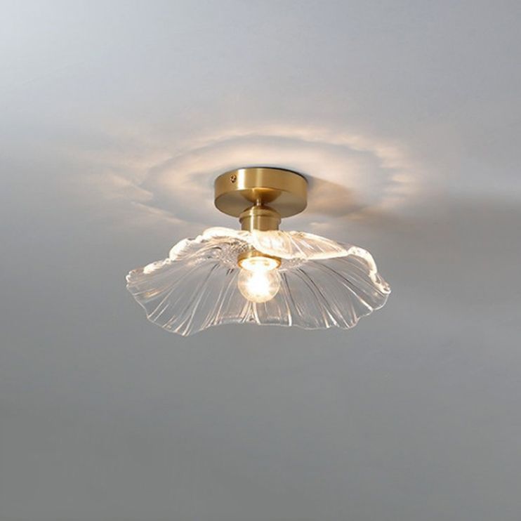 Creative Ceiling Light Modern Glass Flush Mount Light for Living Room