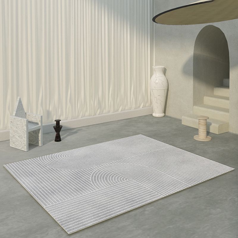 Tapis moderne de couleur unie en Polyester, Traces fleuries, tapis d'intérieur résistant aux taches pour la décoration de la maison