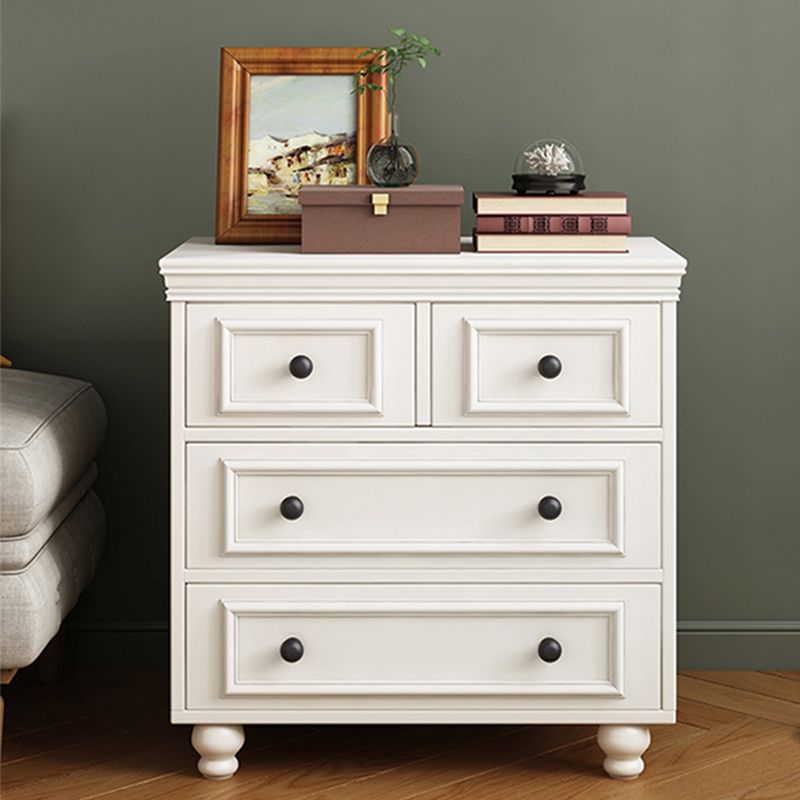 American Traditional Vertical Lingerie Chest Wood Storage Chest for Bedroom