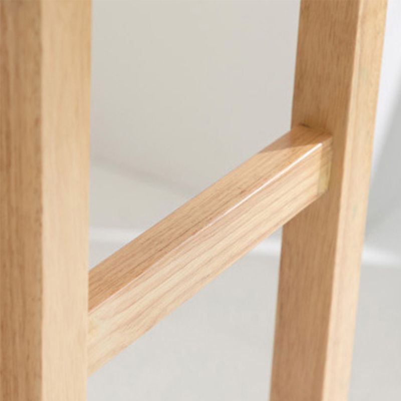 Contemporary Solid Wood Bar Table 47.2"L Trestle Base Bar Desk for Indoor