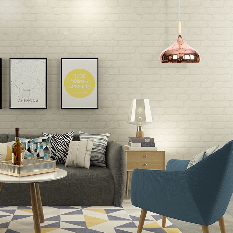 1 têtes de bol de bol d'éclairage pendentif moderniste élégant chromé / or / rose or métallique suspendue en suspension pour table à manger