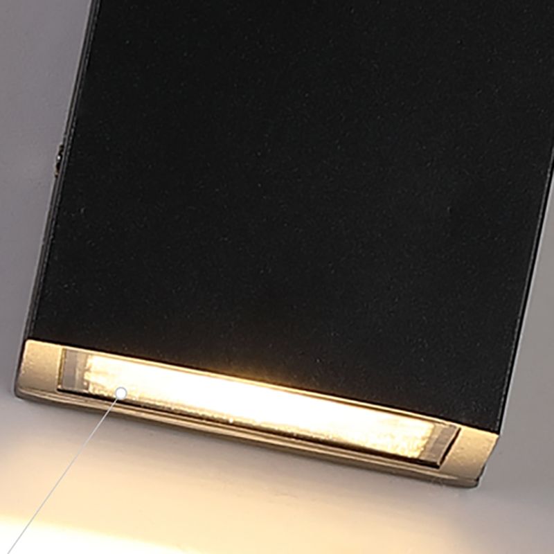 1 Light Geometric Wall Lights Modern Style Metal Wall Mounted Lamps