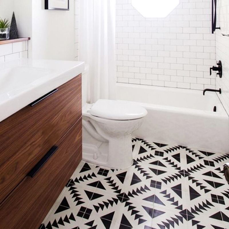 Ceramic Floor and Wall Tile Modern Patterned Singular Tile with Slip Resistant
