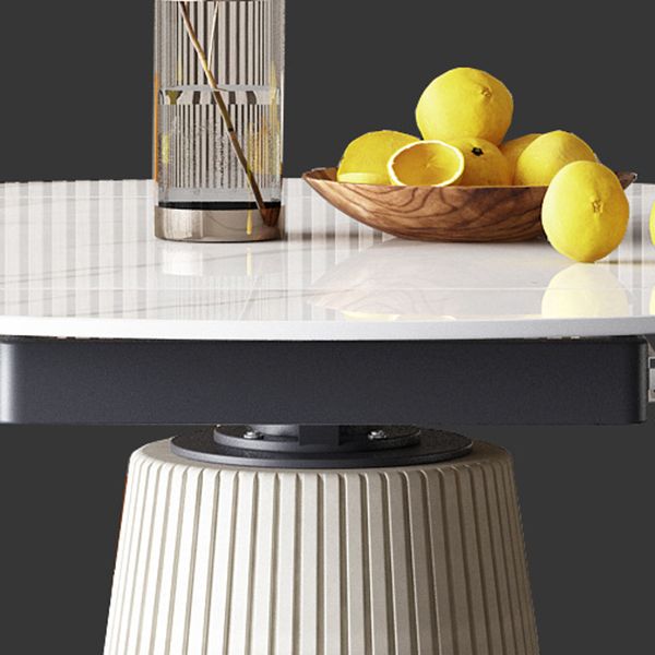 Nordic Glam Sintered Stone Dining Table Set 1/4/5/7 Pieces Dining Set for Kitchen