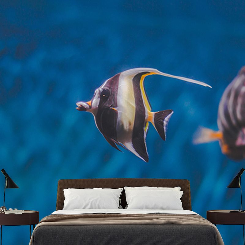 Tropical Fish Murals Contemporary Environment Friendly Wall Art for Sleeping Room