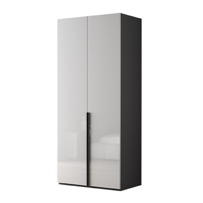 Modern Wardrobe Closet With Shelves Engineered Wood Wardrobe Armoire