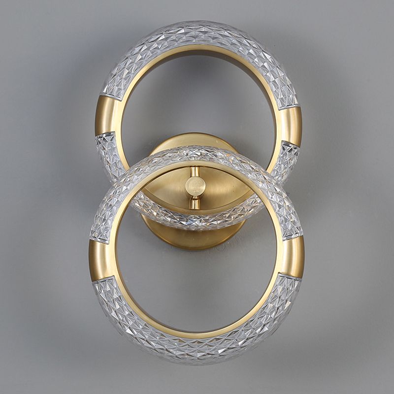 Modern Unique Shape Wall Mount Light Fixture Sconce Lamp in Gold
