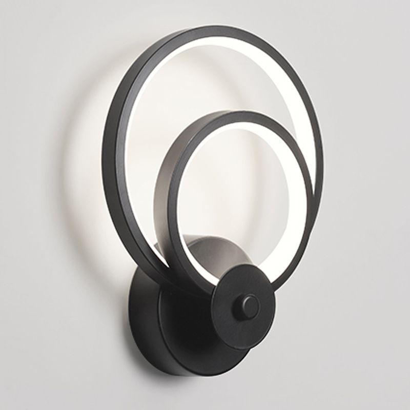 Luminaire mural géométrique Malle de salle de bain moderne Appiculture de mur de salle de bain avec teinte acrylique