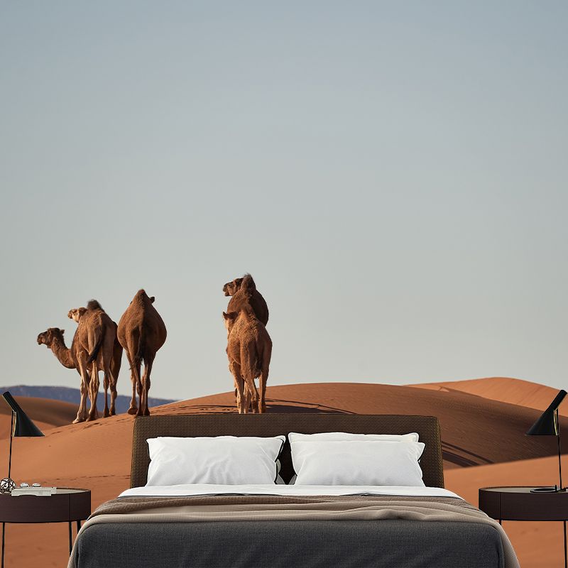 Desert Mural Wallpaper for Decoration Simplicity Living Room Wall Covering