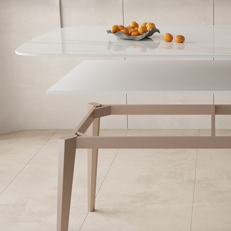 Modern 1/2/5 Pieces Dining Set Rectangle Stone Kitchen Dining Table